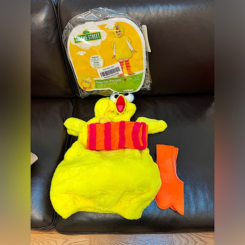 Big Bird Sesame Street Size 1-2 Halloween Costume